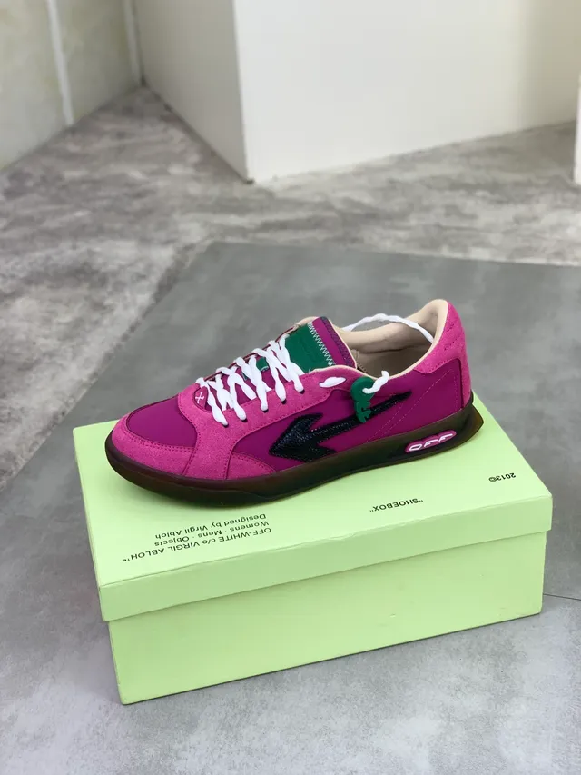 Off-White The Ten Magenta daim industriel Zip-Tie style de vie chaussures 5