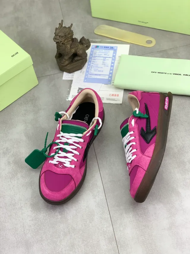 Off-White The Ten Magenta daim industriel Zip-Tie style de vie chaussures 6