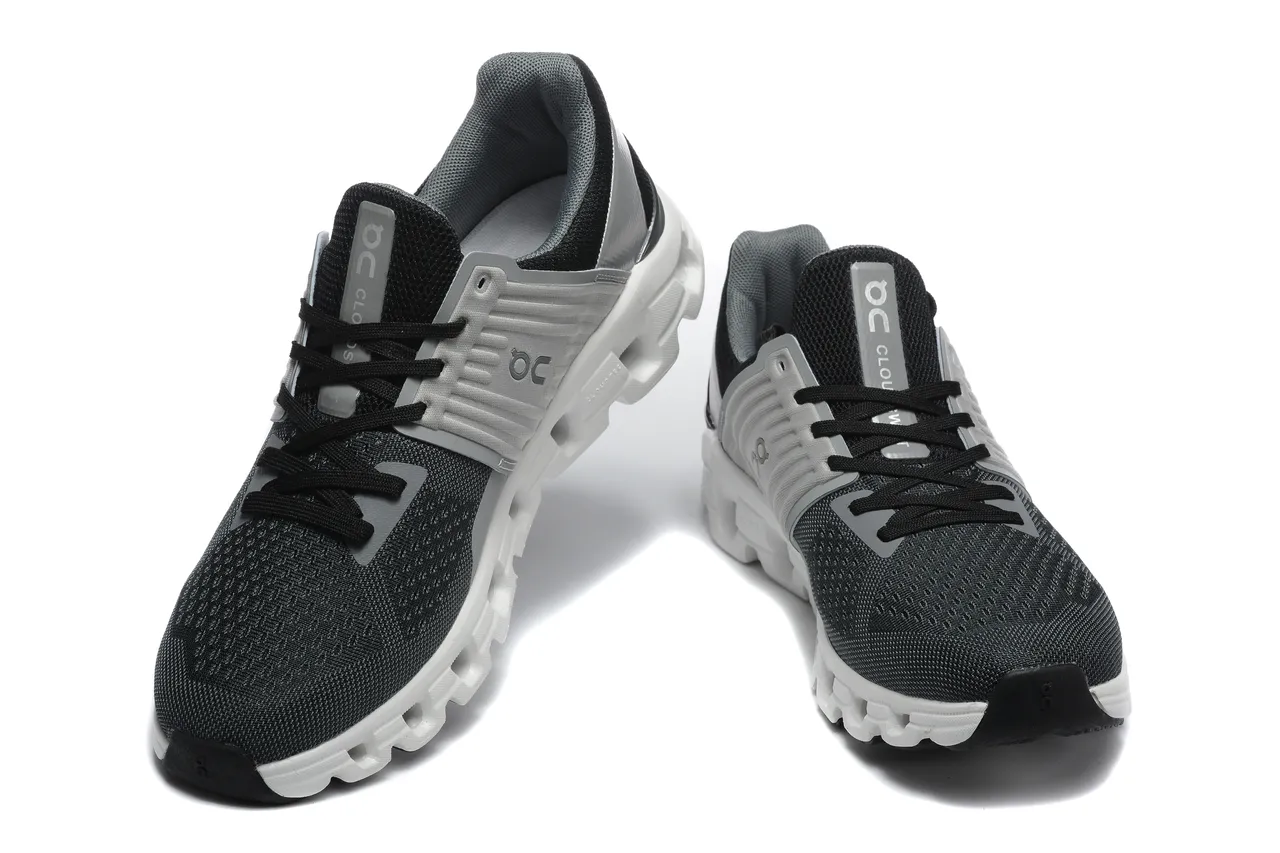 On Cloudmonster Black Gray White Running Shoes 2