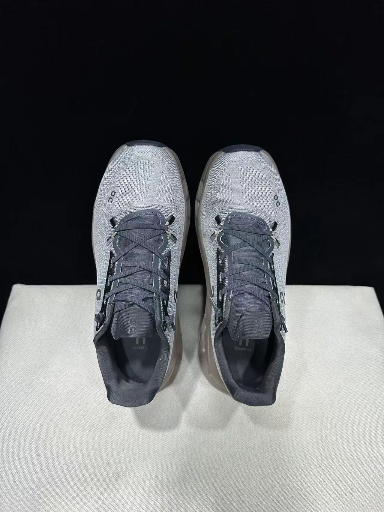 On Cloudmonster Metallic Gray and Taupe Running Shoes 11