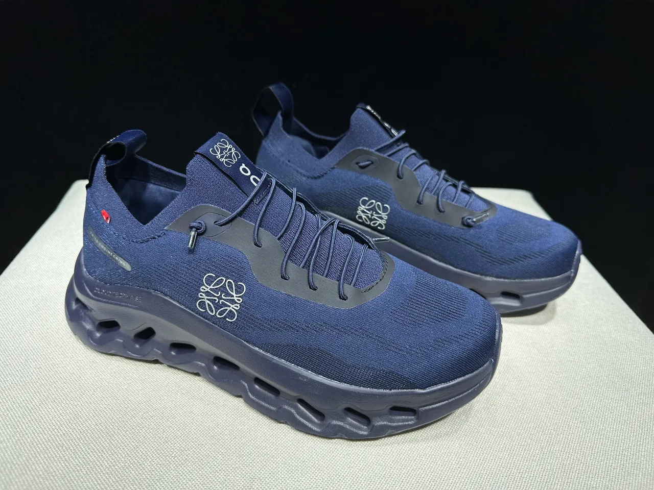 On Cloudmonster Navy Blue Running Shoes 10