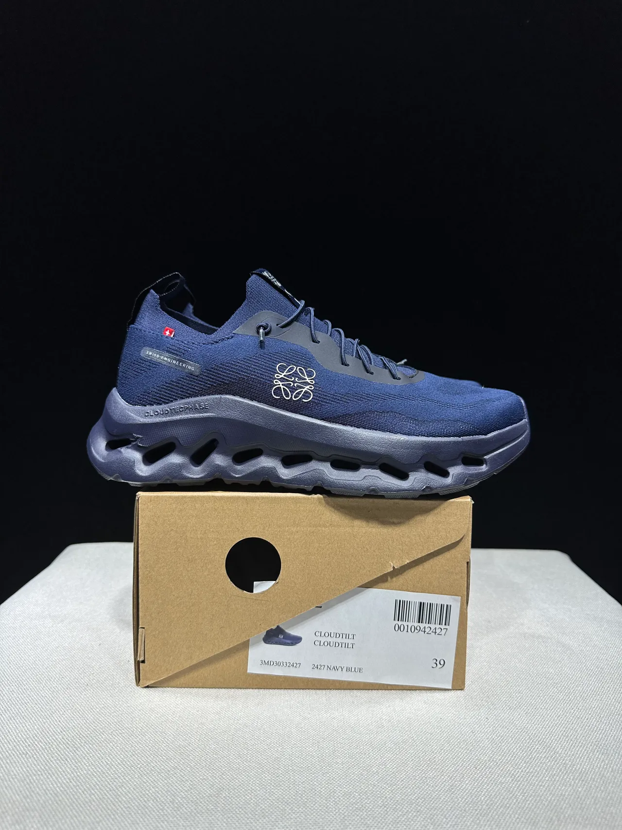 On Cloudmonster Navy Blue Running Shoes 14