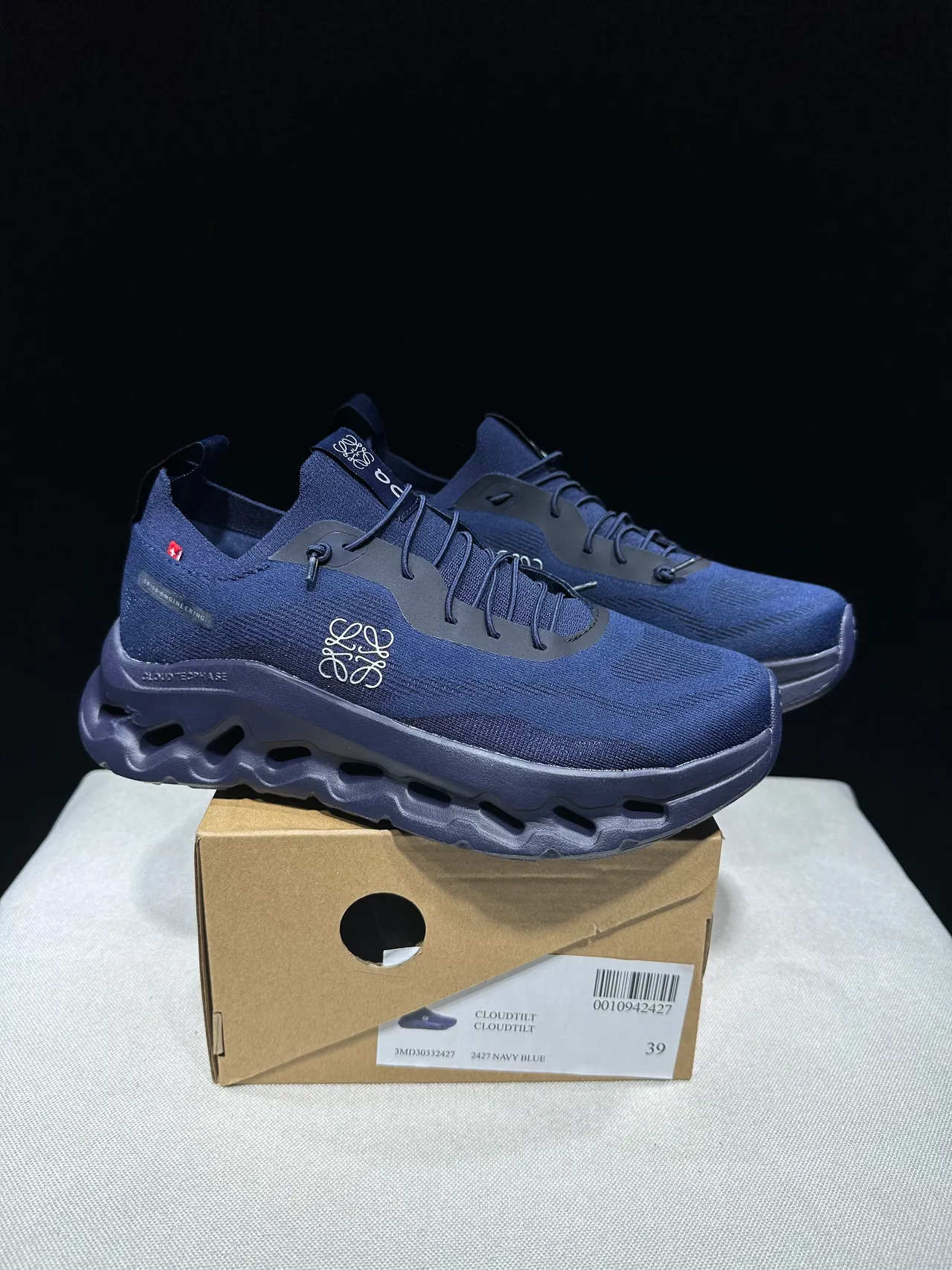 On Cloudmonster Navy Blue Running Shoes 15