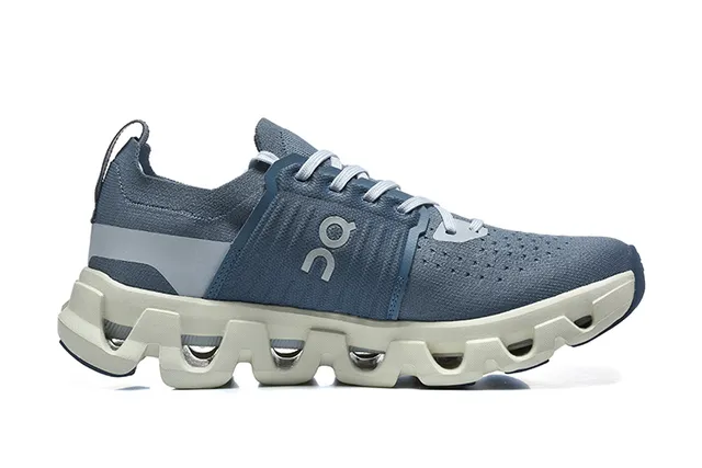On Cloudmonster Slate Blue Running Shoes 4