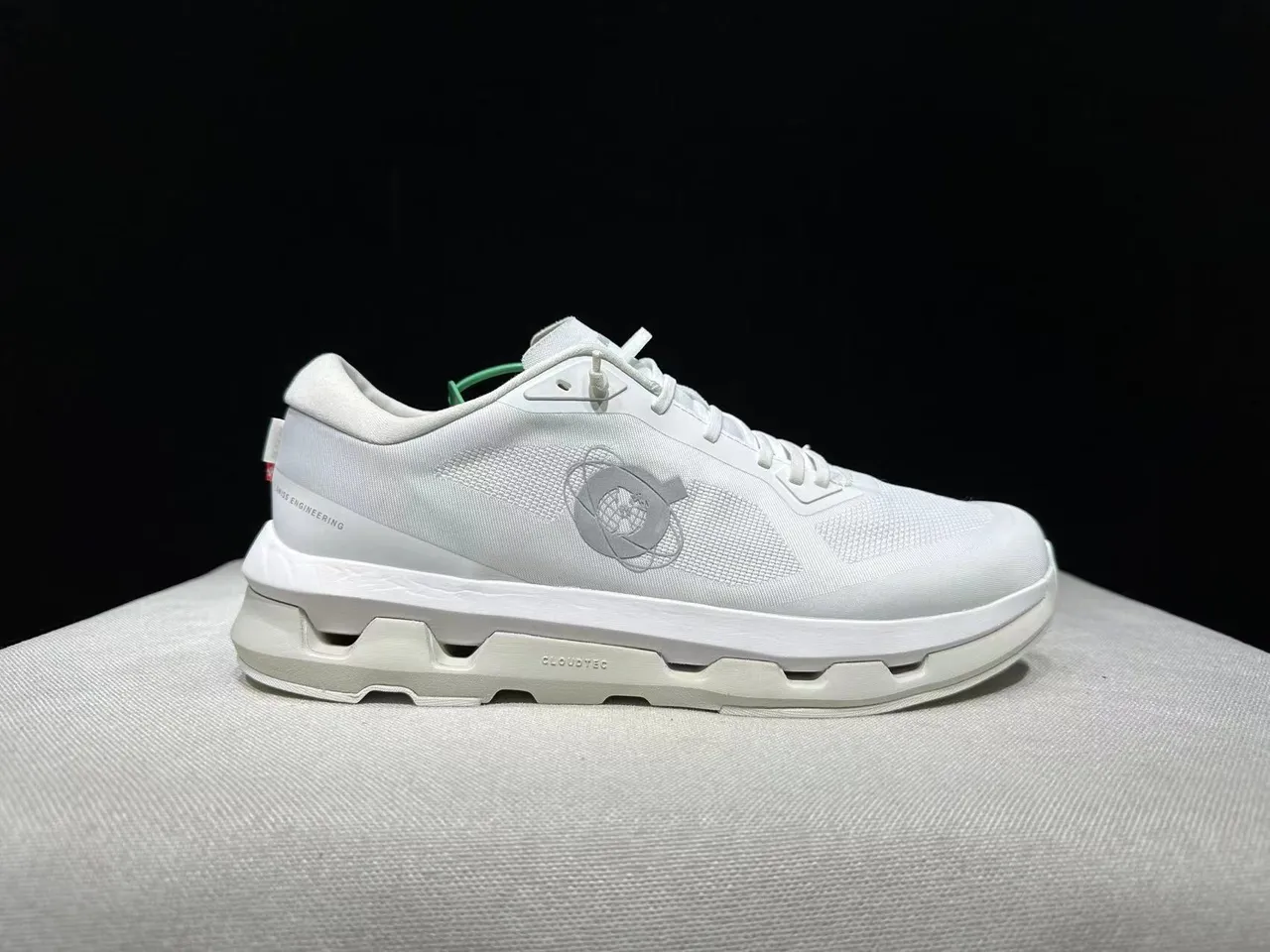On Cloudmonster White Running Shoes 9