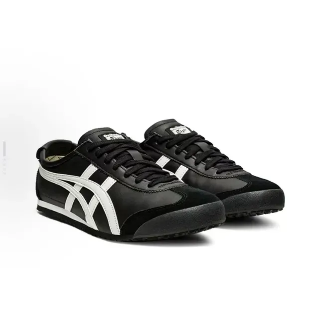 Onitsuka Tiger Sneakers Lifestyle Noir et Blanc Cuir Tige Basse 3