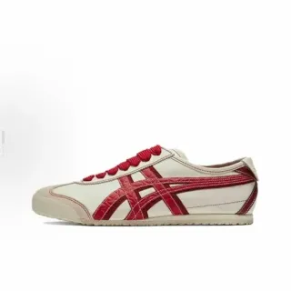 Onitsuka Tiger Mexico 66 Off-White and Red Lifestyle Sneakers
