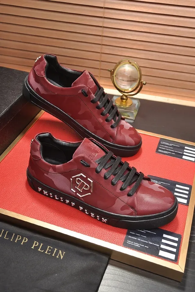 Philipp Plein Camo-Print Leather Lifestyle Sneakers 5