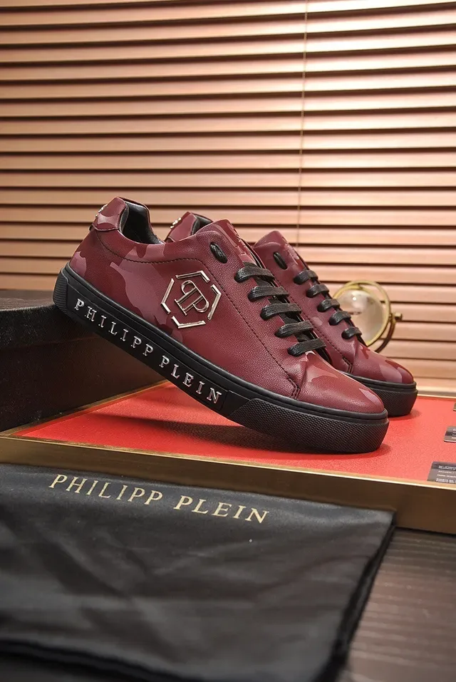 Philipp Plein Camo-Print Leather Lifestyle Sneakers 7