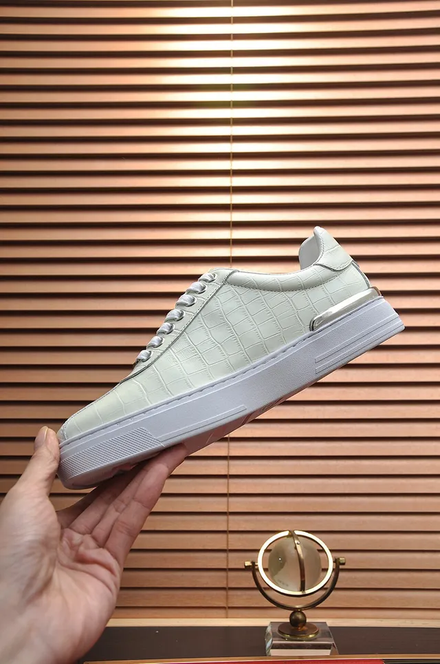 Philipp Plein Sneakers Platform جلد تمساح مطبوع أسلوب حياة 6