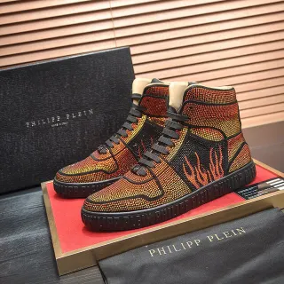 Philipp Plein Crystal Flame 高帮生活方式运动鞋