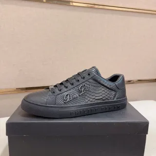 Philipp Plein Giana Loro Snakeskin Black Lifestyle Sneakers