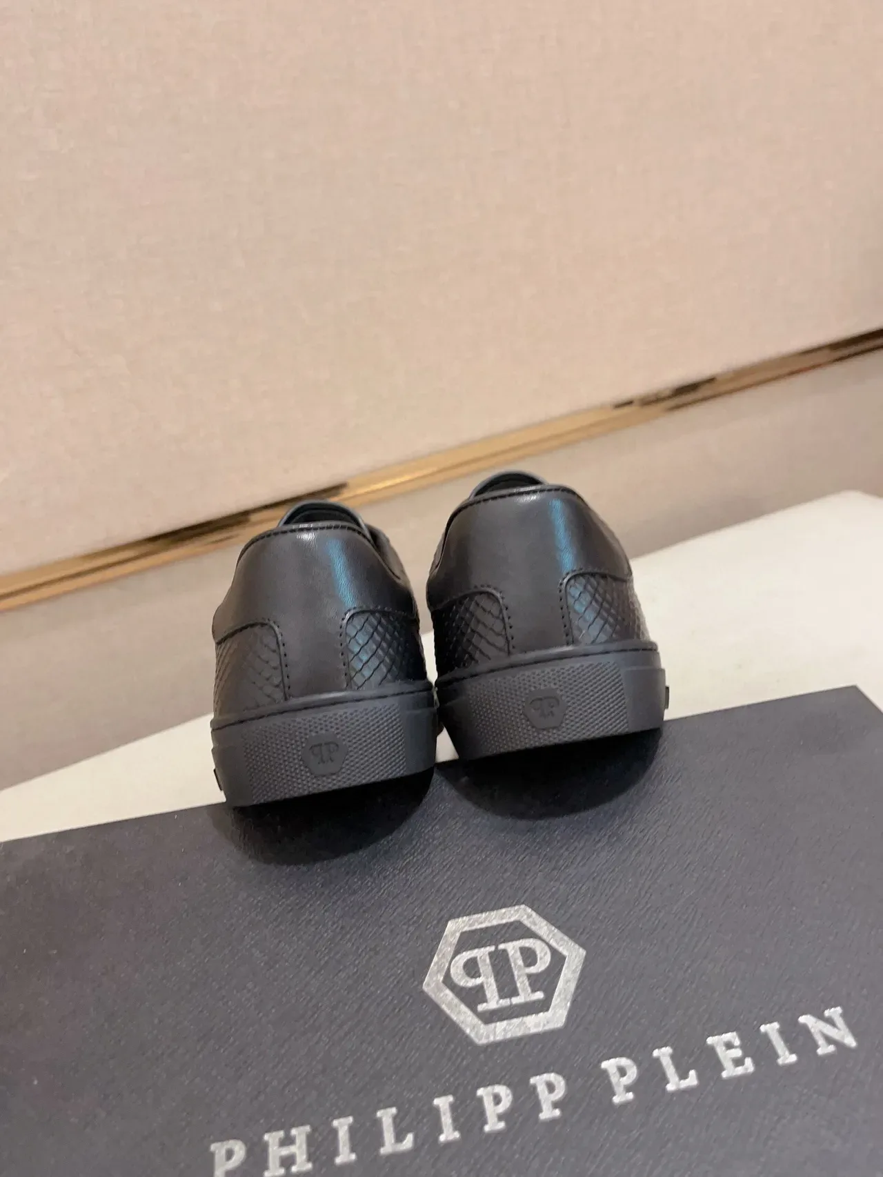 Philipp Plein Giana Loro Snakeskin Black Lifestyle Sneakers 8