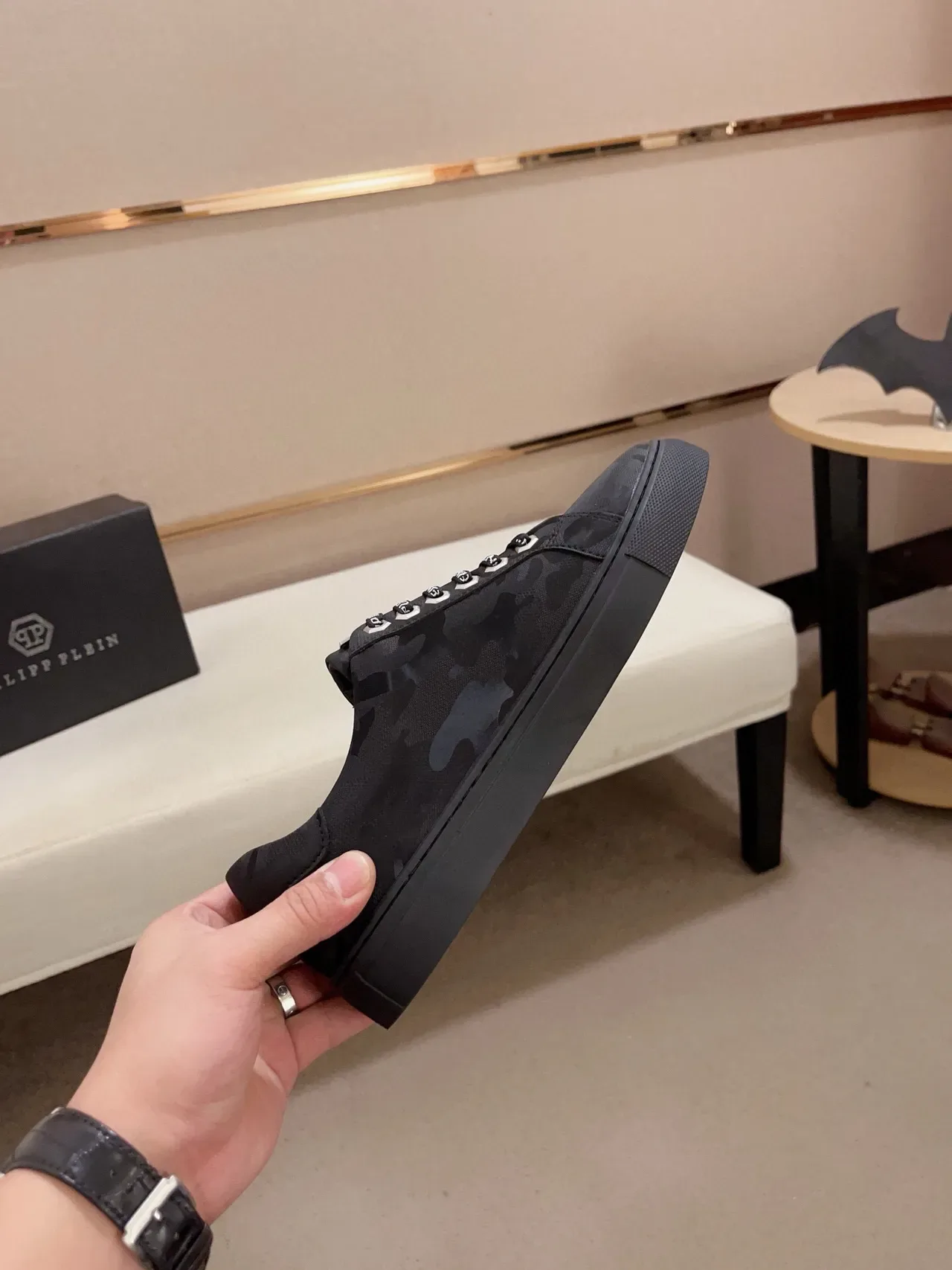 Philipp Plein Gianna Loro Camo Print حذاء رياضي أسلوب حياة 5