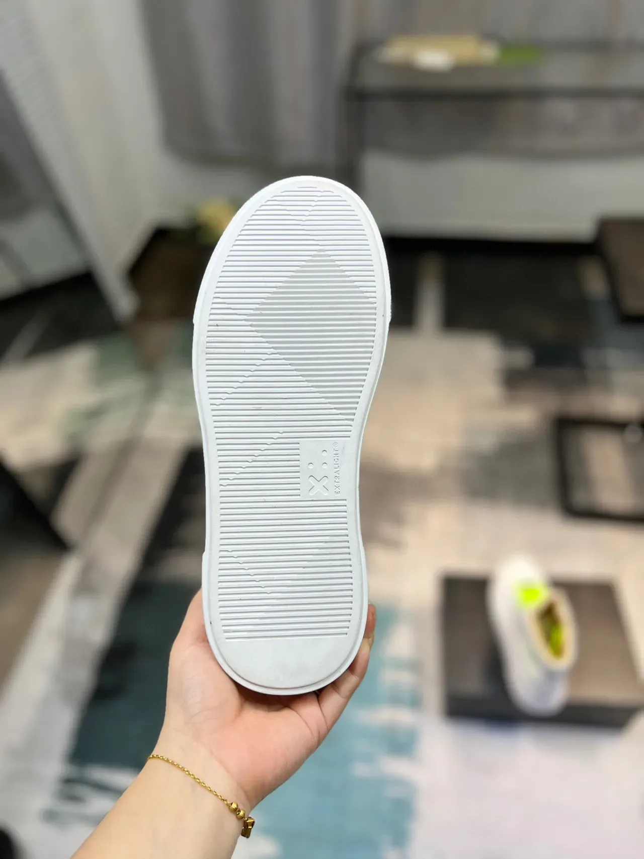 Philipp Plein Sneakers Lifestyle Blancs et Verts Hautes à Semelle Plateforme 9