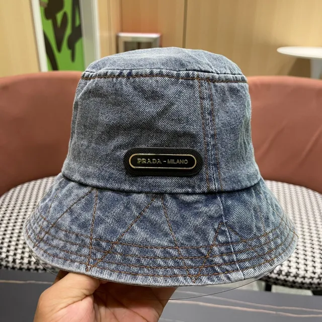 Prada Chapeau de Seau Jean Acid Wash 8