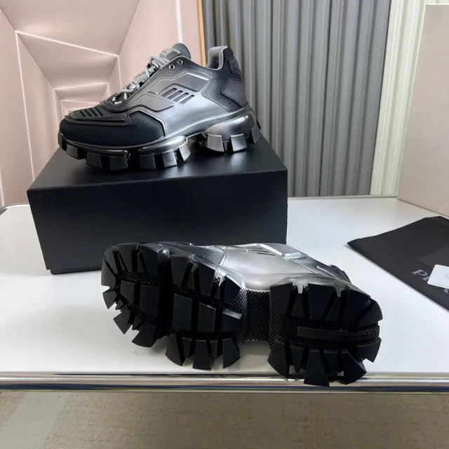 Prada Cloudbust Black and Gray Chunky Sneakers 2