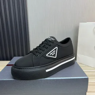 Prada Cloudbust Black Platform Lifestyle Sneakers