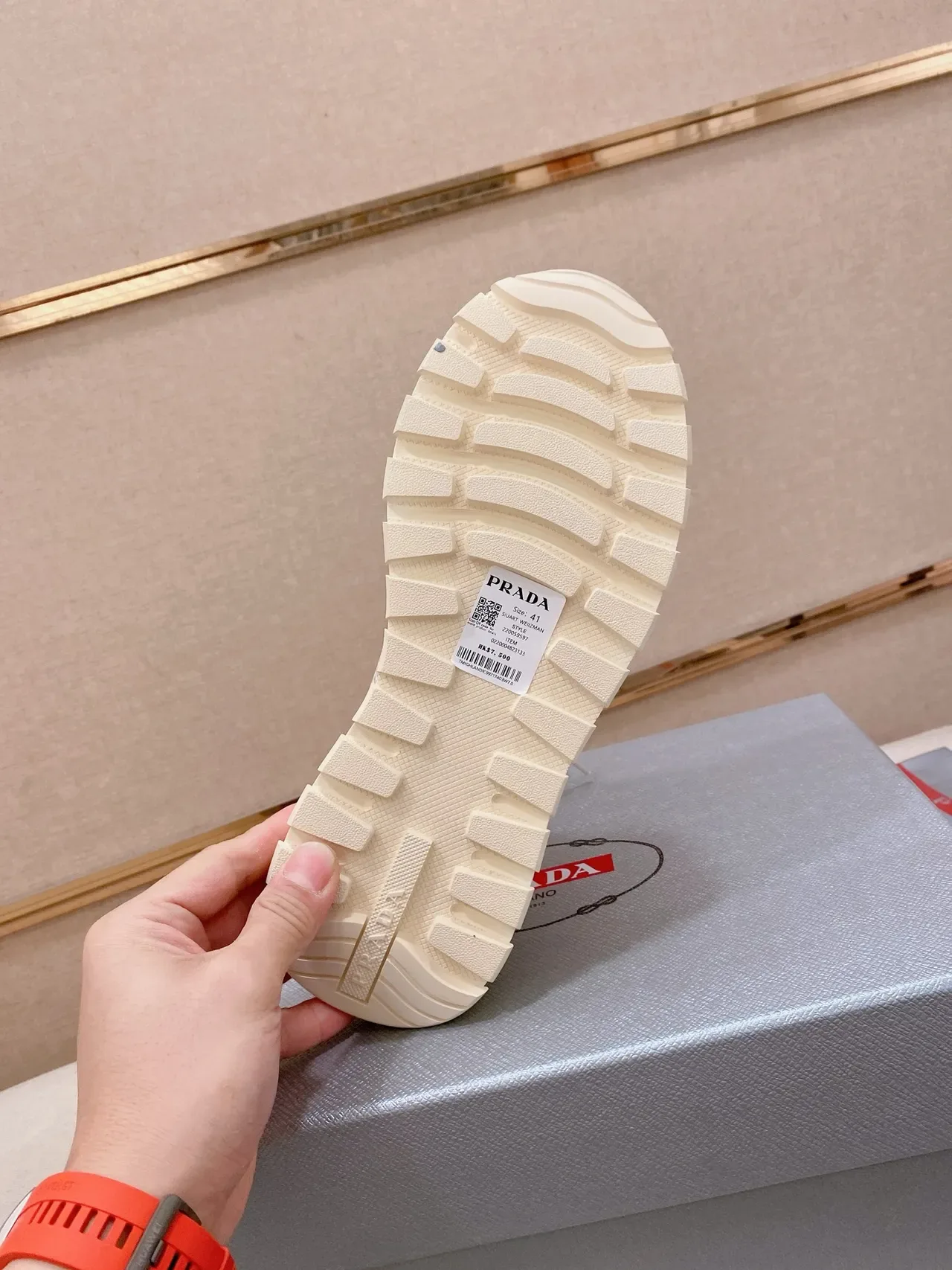 Prada Cloudbust Monochrome Off-White Sneakers Lifestyle 2