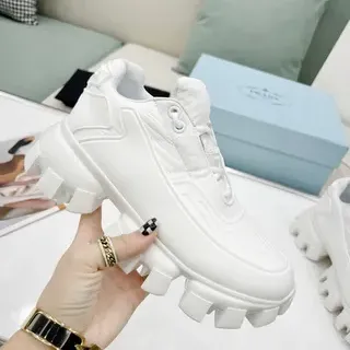 Prada Cloudbust حذاء رياضي أبيض سميك