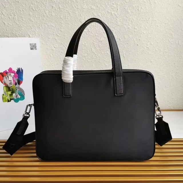 Prada Galleria কালো নাইলন স্ট্রাকচার্ড টোট ব্যাগ 3