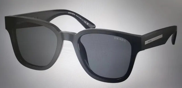 Prada PRZ Brown Green Oversized Square Acetate Frame Tortoiseshell Pattern Sunglasses 3