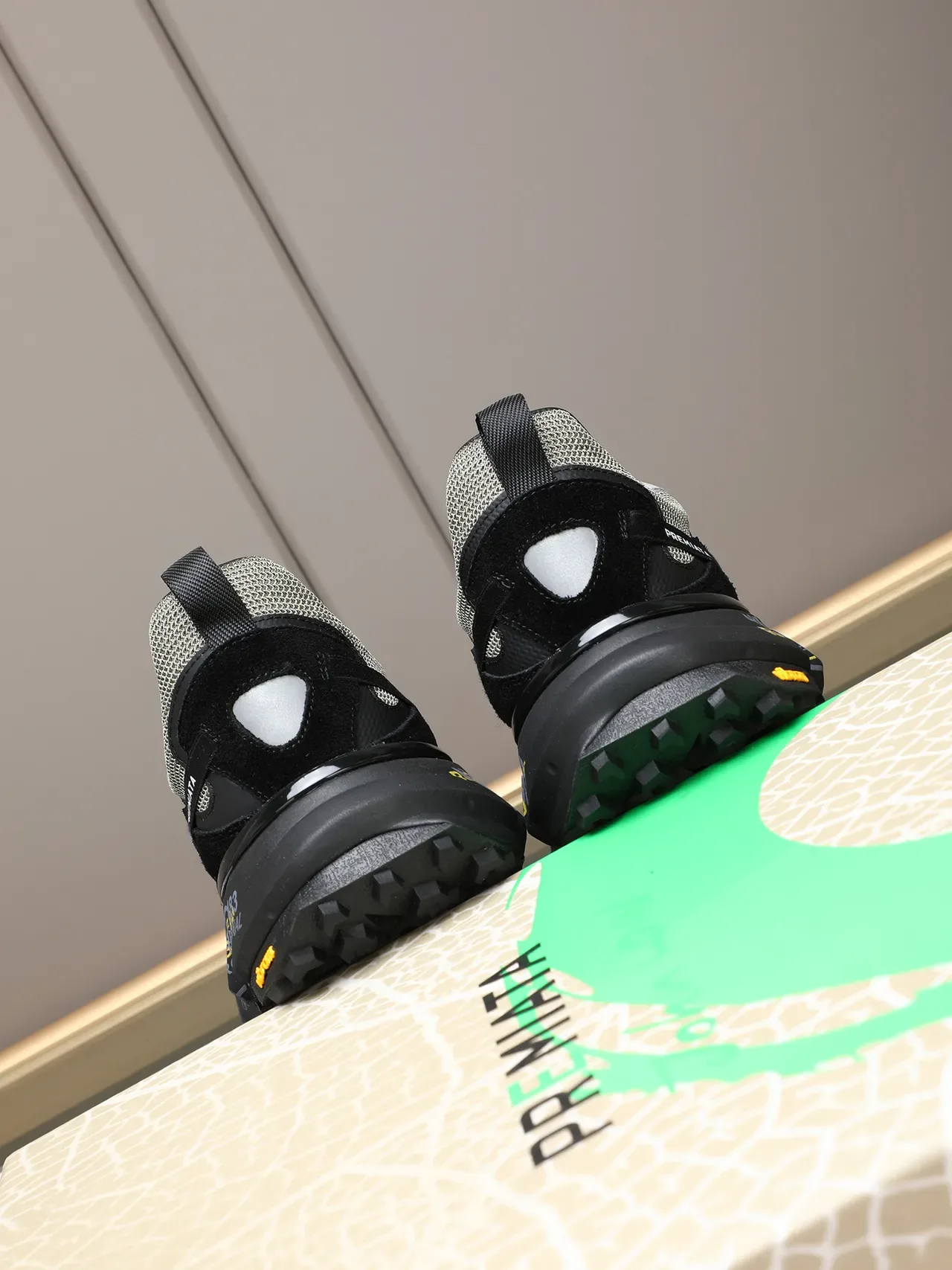 Premiata Rien Ne Va Plus Olive Green Chunky Lifestyle Sneaker 3