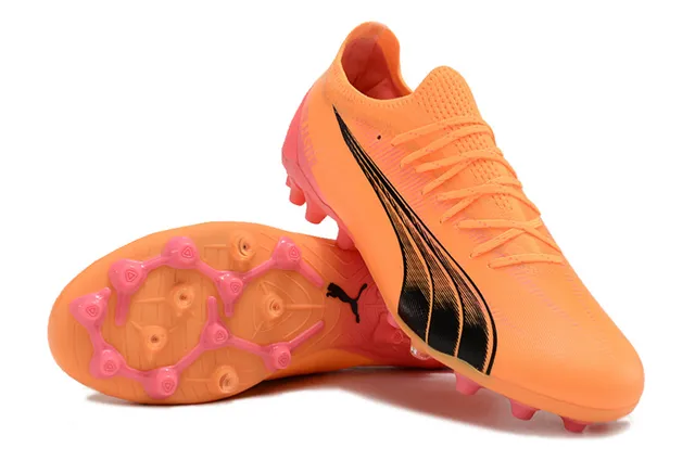 Puma Future Z Faster برتقالي وردي أرض صلبة أحذية كرة القدم 3
