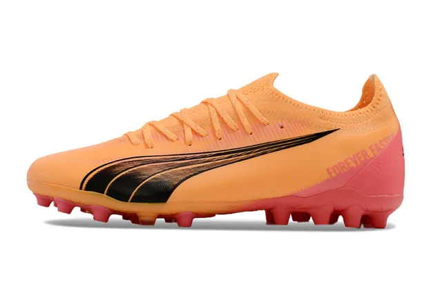 Puma Future Z Faster برتقالي وردي أرض صلبة أحذية كرة القدم 8