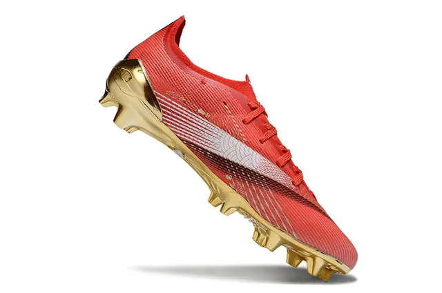 Puma Future Z Rouge et Or Chaussures de football pour terrain ferme 2