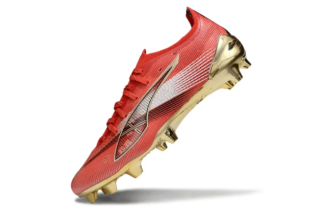 Puma Future Z Rouge et Or Chaussures de football pour terrain ferme 3