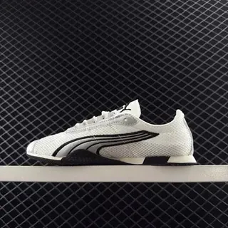 Puma H-Street White and Black Mesh Lifestyle Sneakers