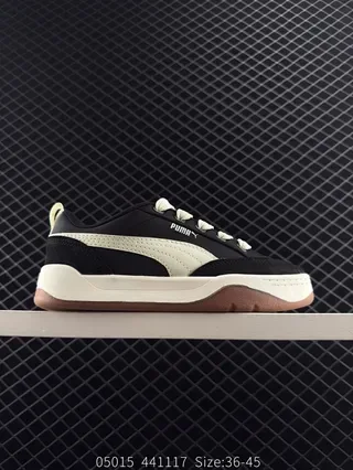 Puma PARK LIFESTYLE OG Black and Cream sneakers lifestyle 2