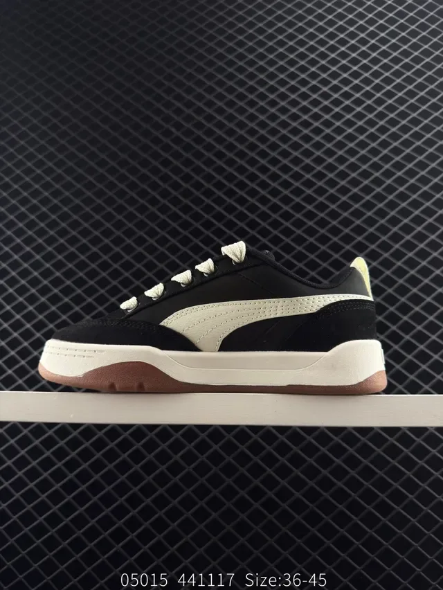 Puma PARK LIFESTYLE OG Black and Cream sneakers lifestyle 6