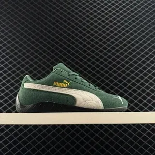 Puma Speedcat OG Green and Off-White Lifestyle Sneakers