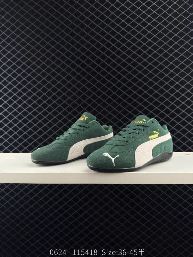Puma Speedcat OG Verde e Off-White tênis lifestyle 2