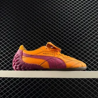 Puma x Fenty Avanti LS Orange and Magenta Turf Soccer Shoes