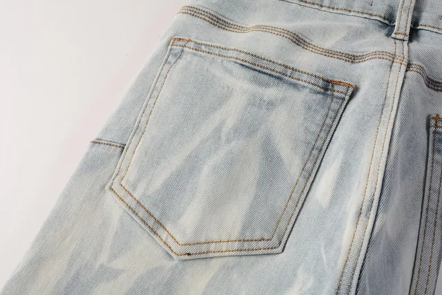 Purple Brand Acid-Wash Slim-Fit Jeans 5