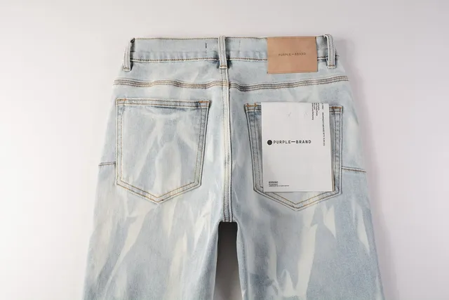 Purple Brand Acid-Wash Slim-Fit Jeans 6