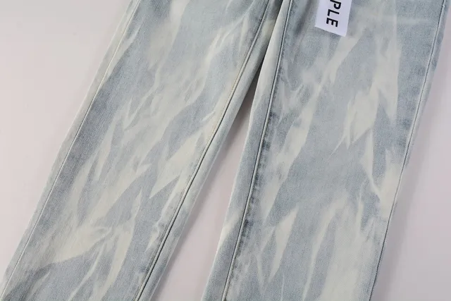 Purple Brand Acid-Wash Slim-Fit Jeans 8