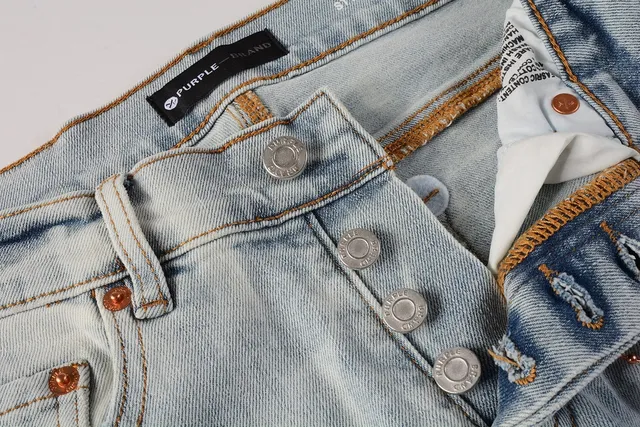 Purple Brand Acid-Wash Slim-Fit Jeans 9