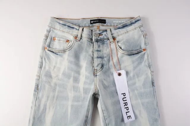 Purple Brand Acid-Wash Slim-Fit Jeans 13