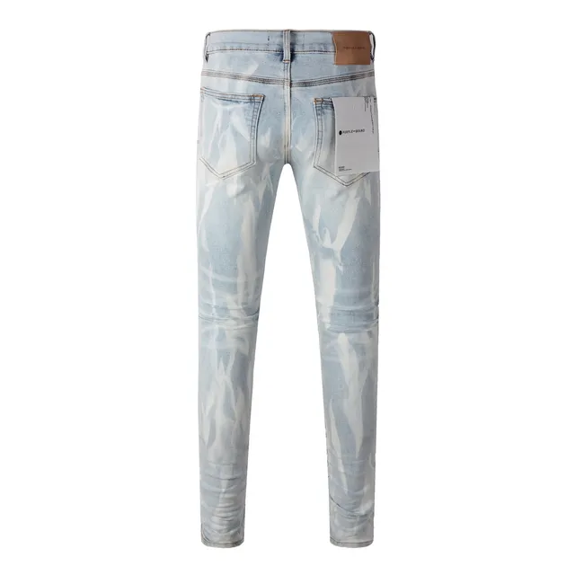 Purple Brand Acid-Wash Slim-Fit Jeans 16