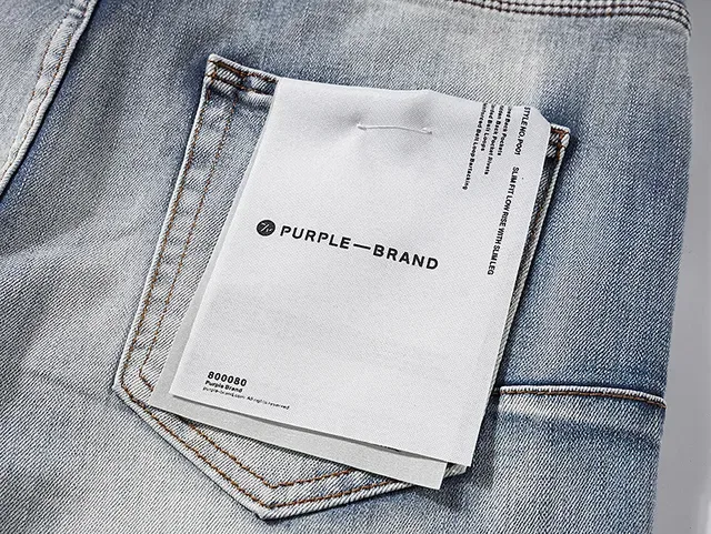 Purple Brand Distressed Light-Wash Paint-Splatter Jeans 7