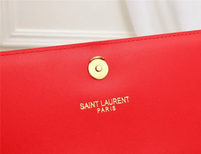 Saint Laurent Loulou Black Gold Chain Bag 16