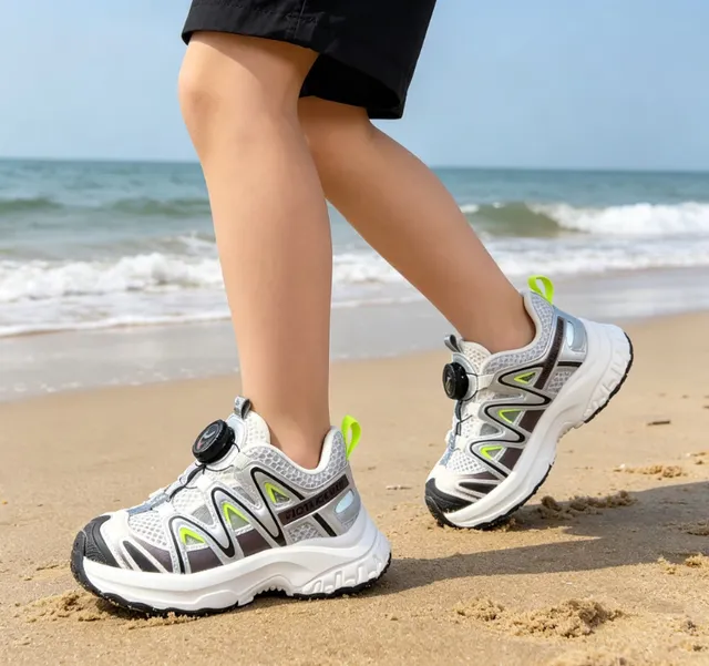 Salomon ACS Pro রূপালি কালো লেবু সবুজ মোটা স্নিকার 15