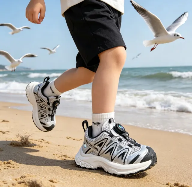 Salomon ACS Pro রূপালি কালো লেবু সবুজ মোটা স্নিকার 21