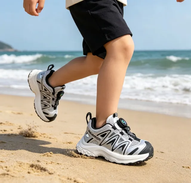Salomon ACS Pro রূপালি কালো লেবু সবুজ মোটা স্নিকার 23