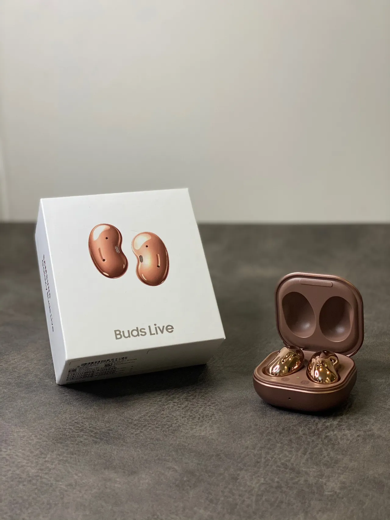 Samsung Galaxy Buds Pro Brown Black Metallic Rose-Gold Finish Bean-Shaped TWS Earbuds 3