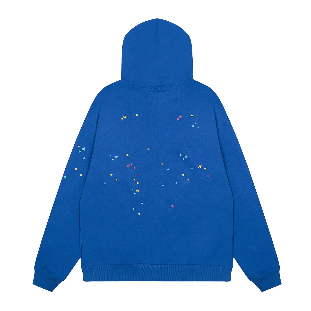 Sp5der Spider Tracksuit Slime Blue Multicolor Oversized Fit Impressão Gráfica 12